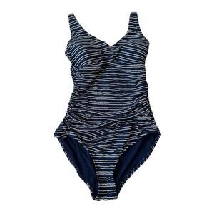 NEW W/ Tags NIPTUCK Women's Floral print Swim suit, 6, nautical